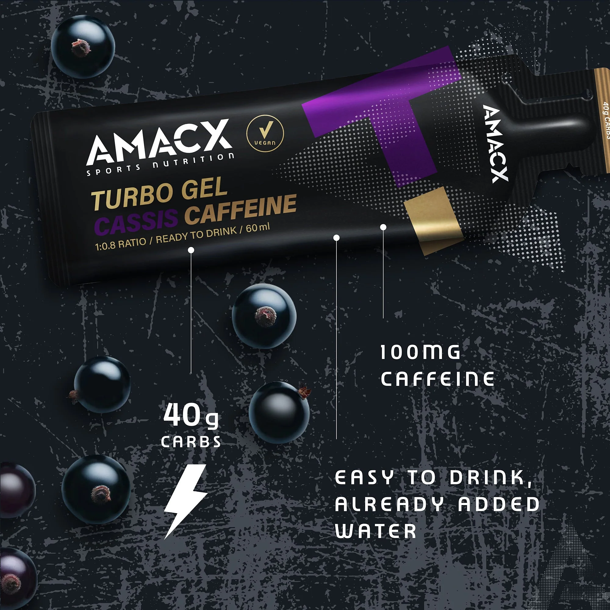 Amacx Turbo Gel Cassis Caffeine - Image 3
