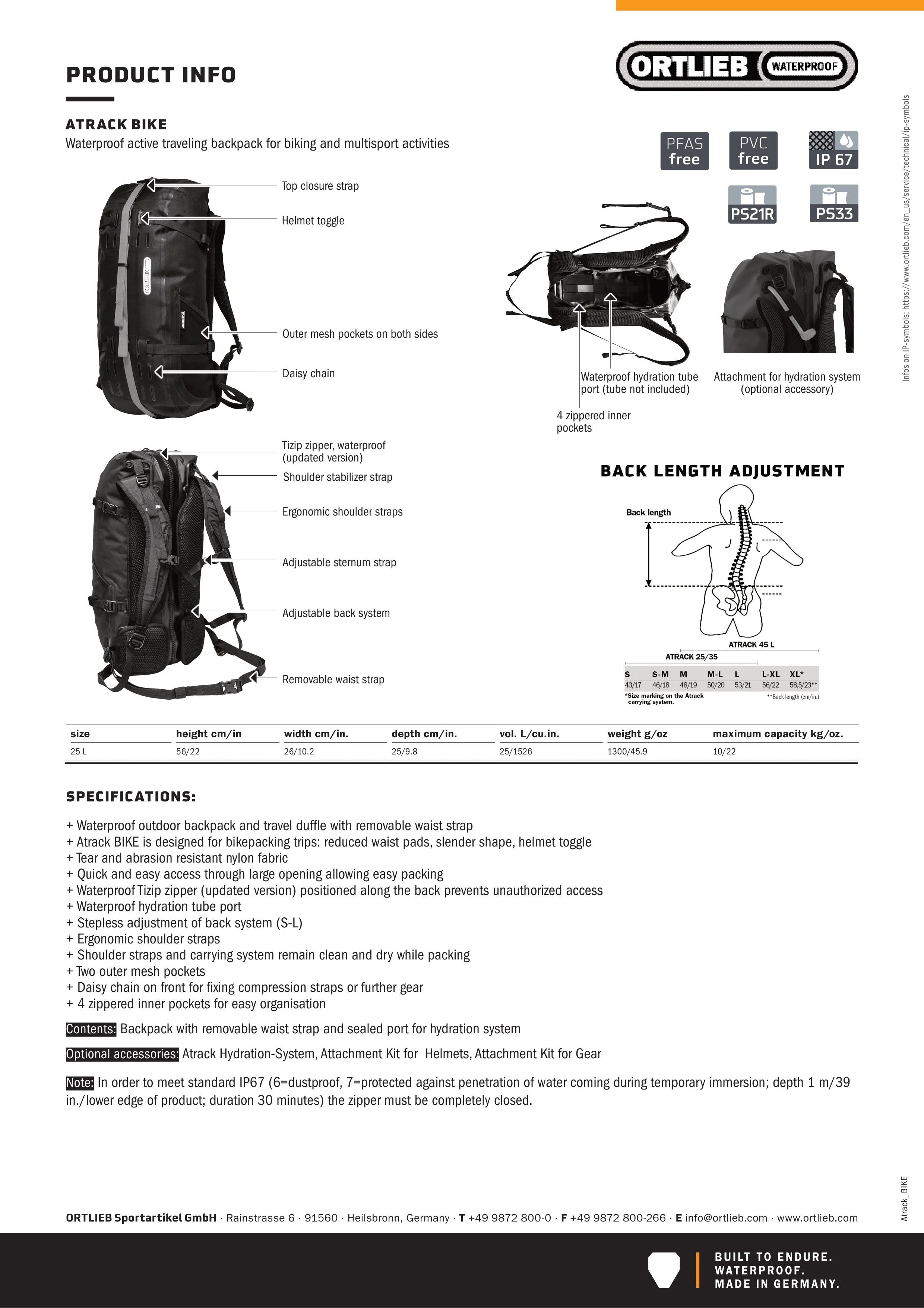 ASSOS x ORTLIEB Atrack Backpack 25L - Image 4