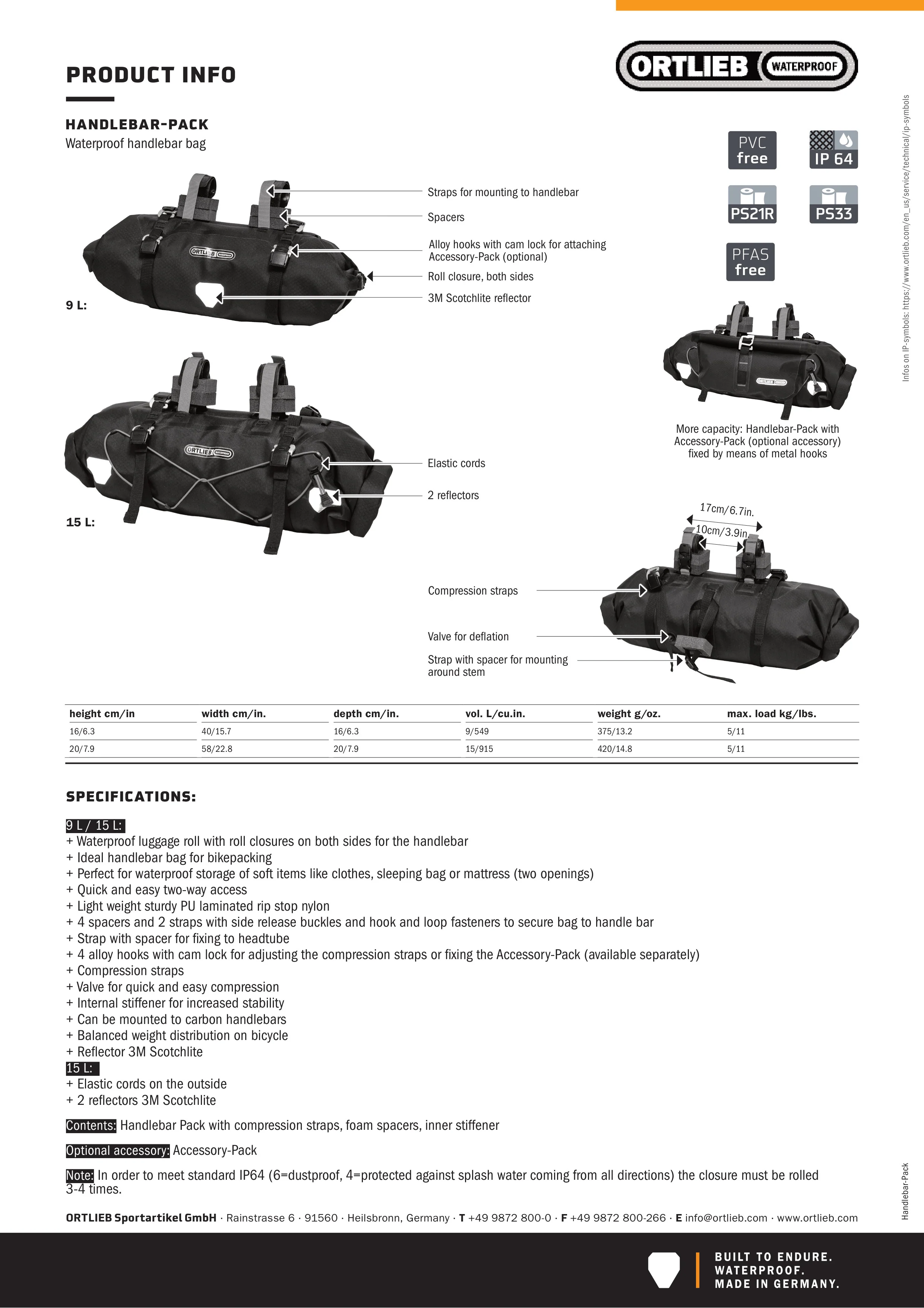 ASSOS x ORTLIEB Handlebar Pack 9L - Image 4