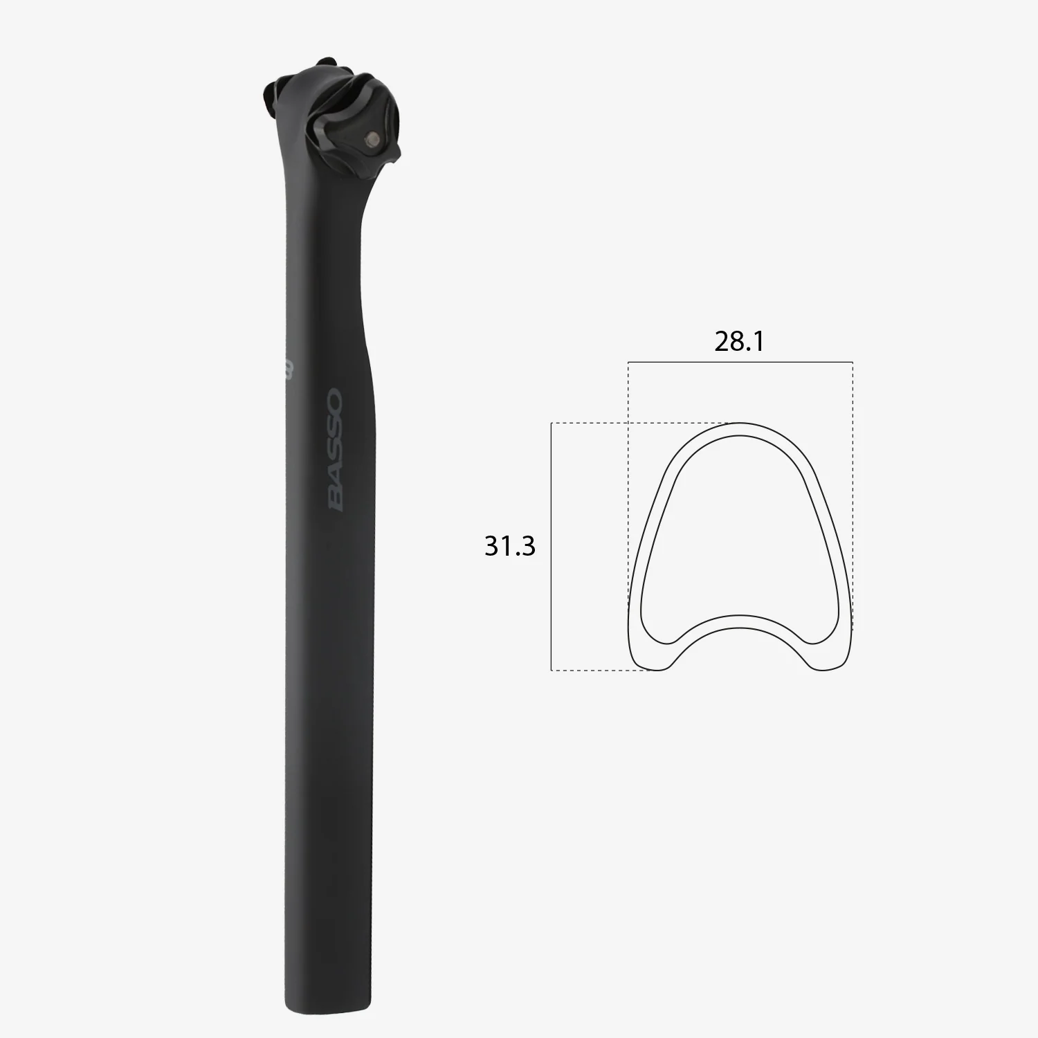 Basso Diamante SV seatpost 0mm offset