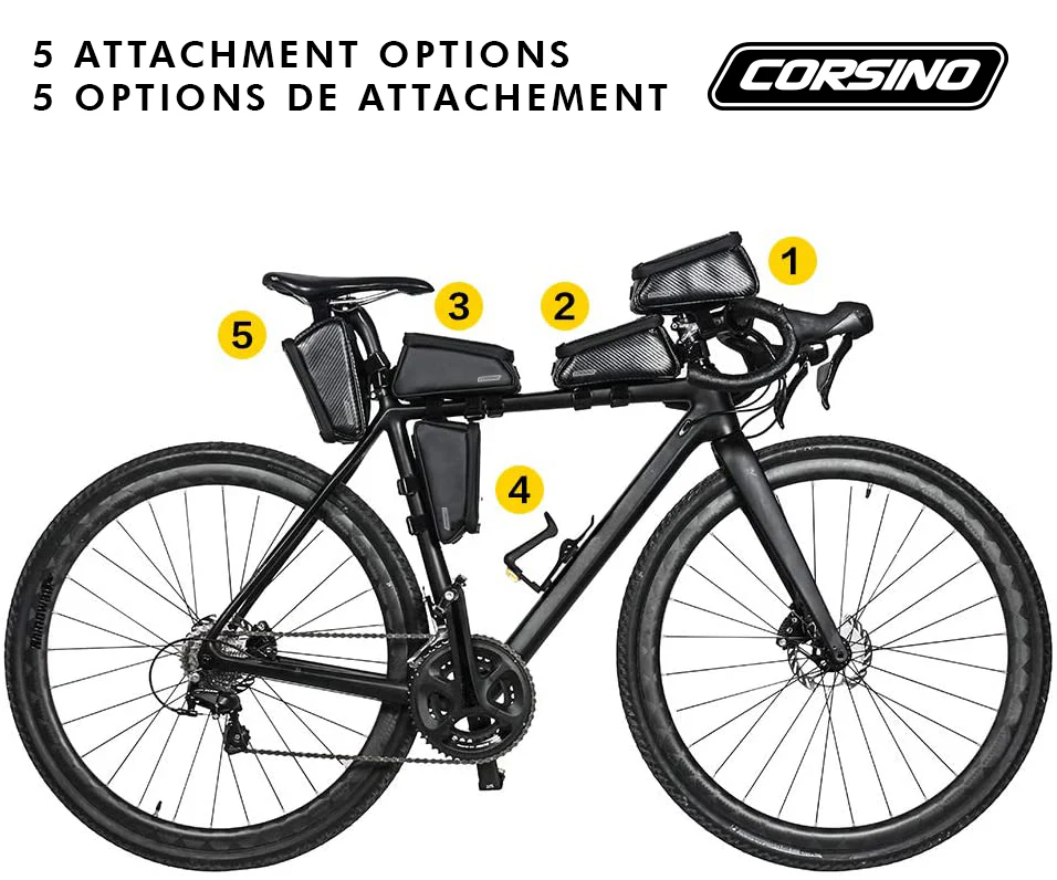 Corsino Compass Top Tube Bag - Image 11