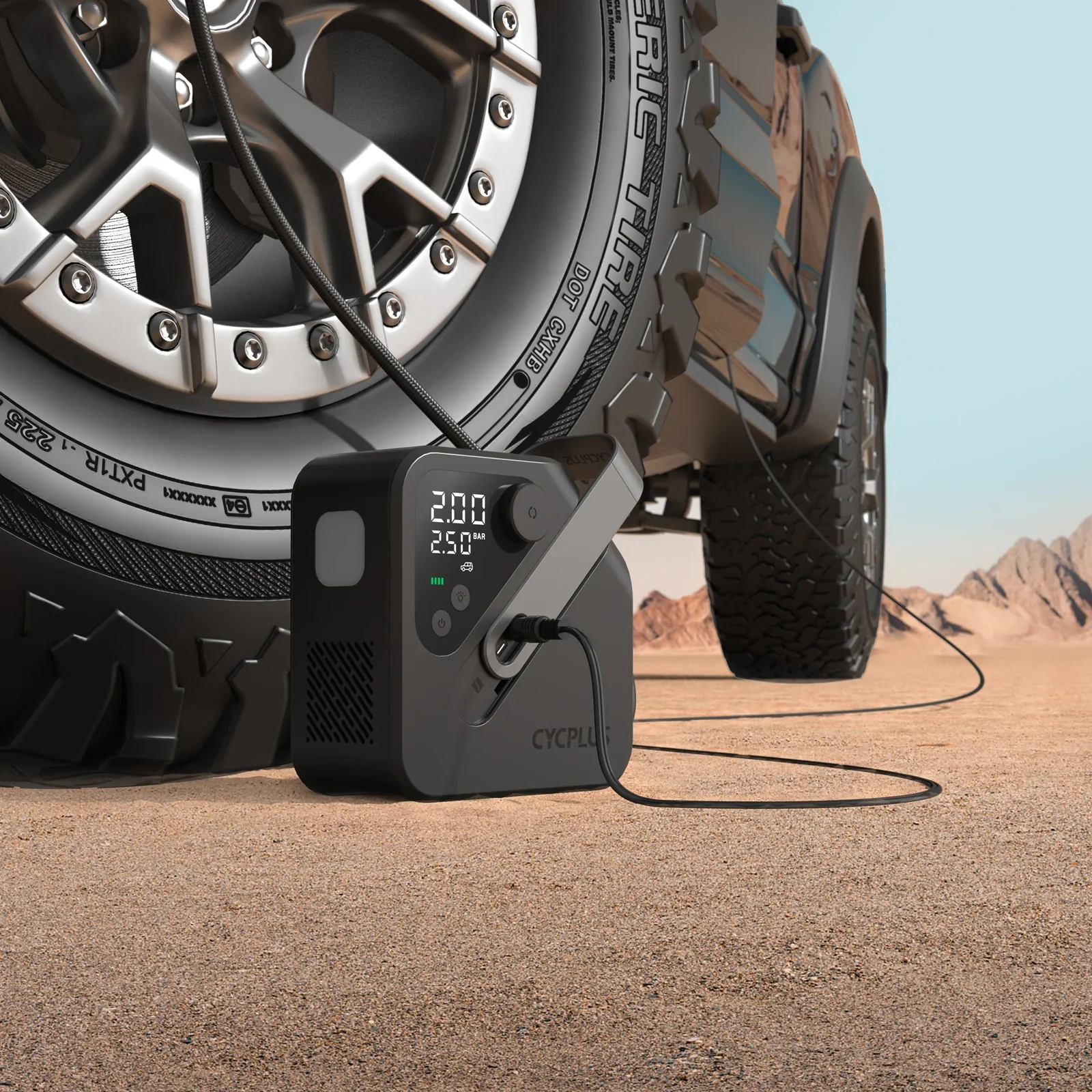 Cycplus AL7 Smart Tire Inflator - Image 4