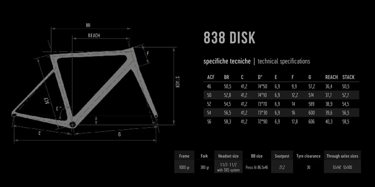De Rosa 838 Frameset - Image 9