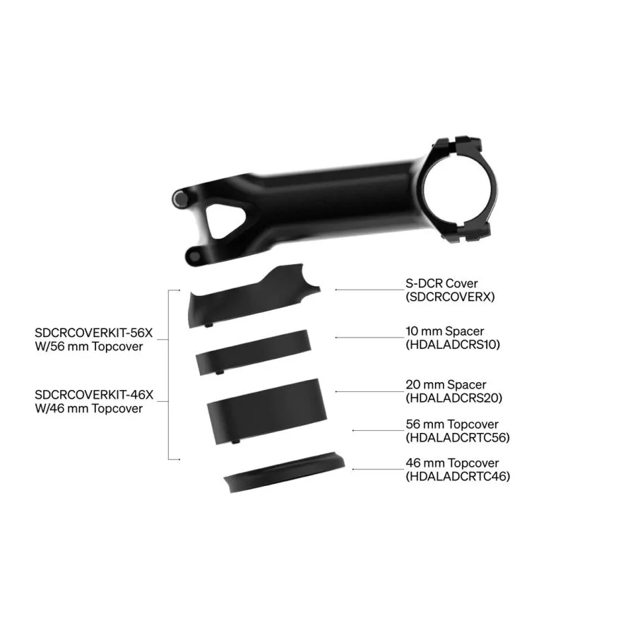DEDA Cover Kit DED-SDCRCOVERKIT-56X