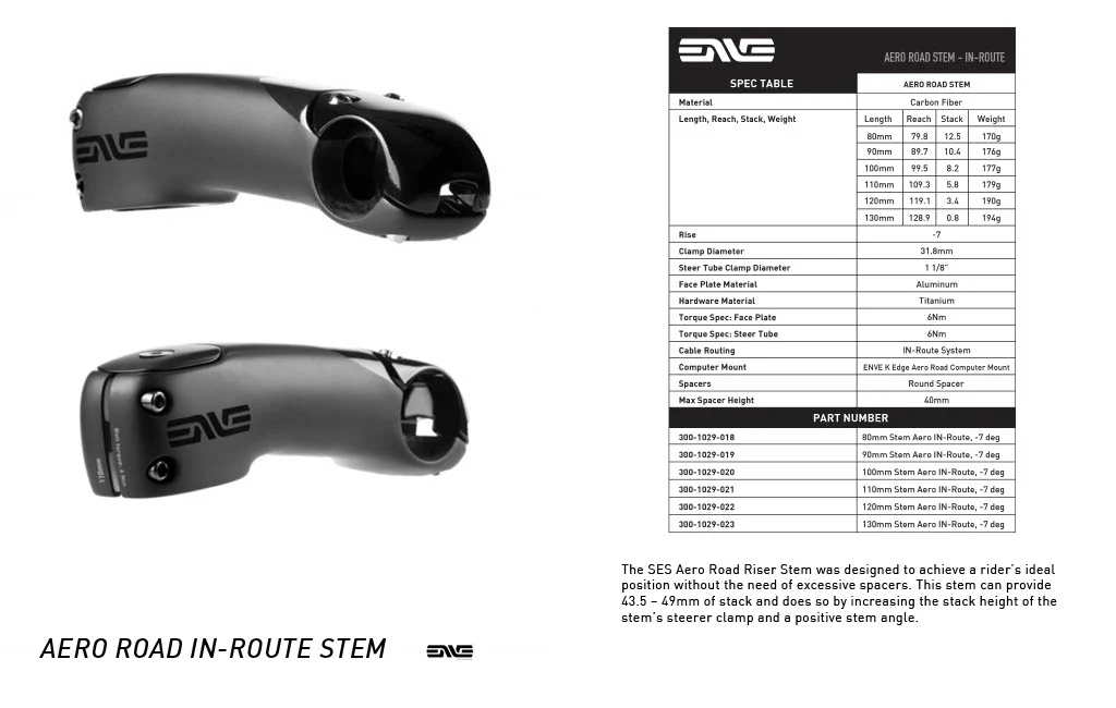 ENVE In-Route Aero Stem -7deg - Image 2