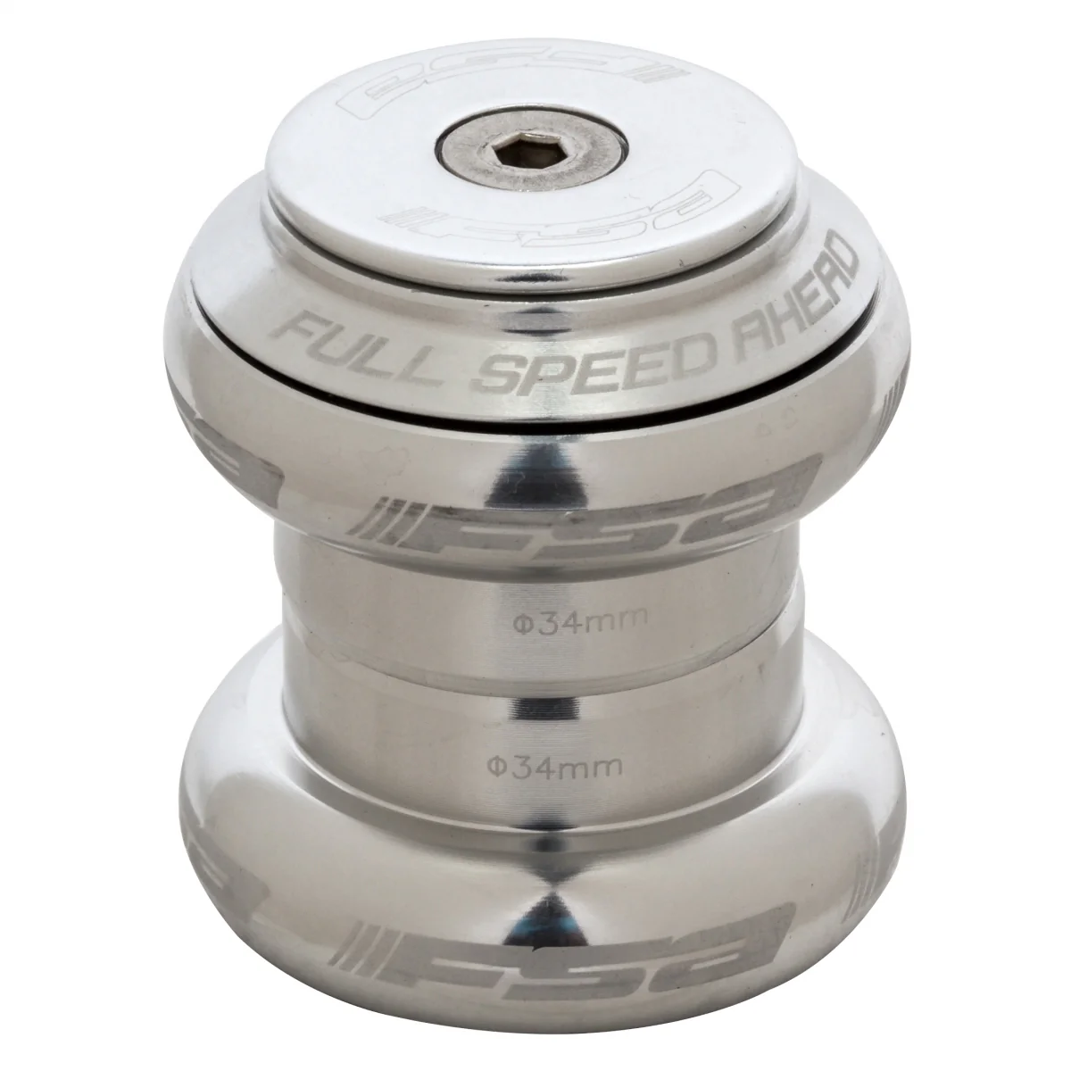 FSA Orbit X Threadless Headset 1 1/8 Inch Silver