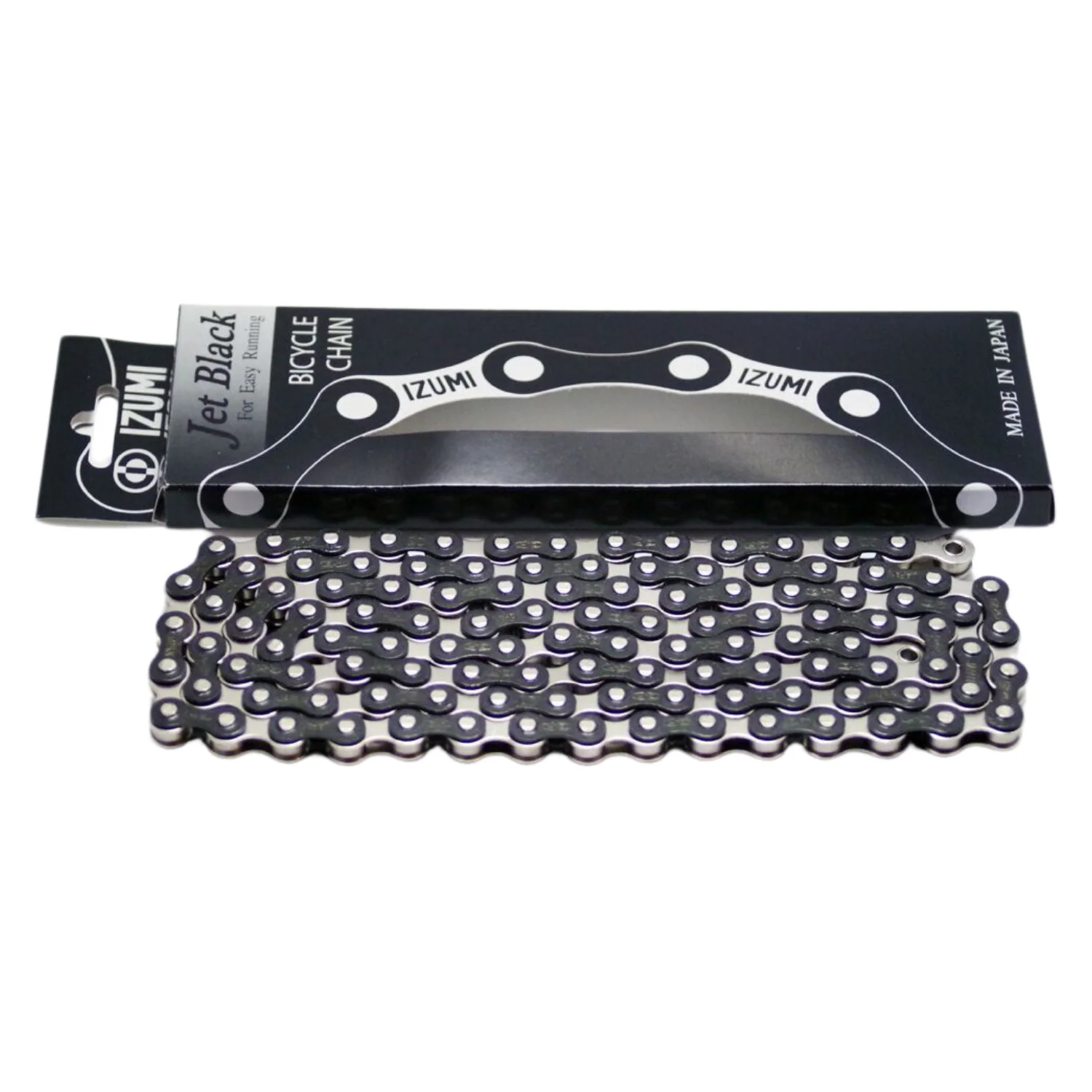 Izumi Track Chain Jet Black and Silver