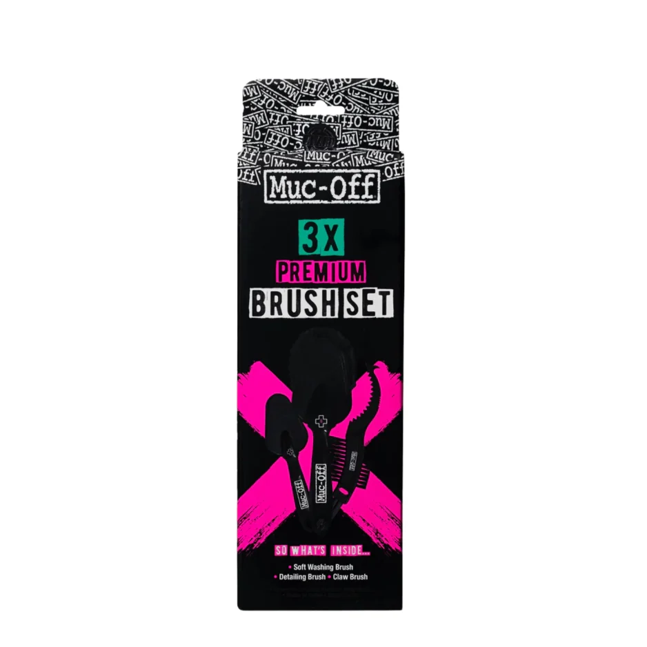 Muc-Off 3x Premium Brush Kit