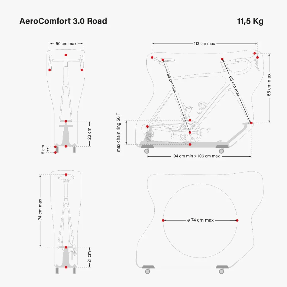 SCICON AeroComfort 3.0 Road Bike Travel Bag - TdF Editions - Image 9