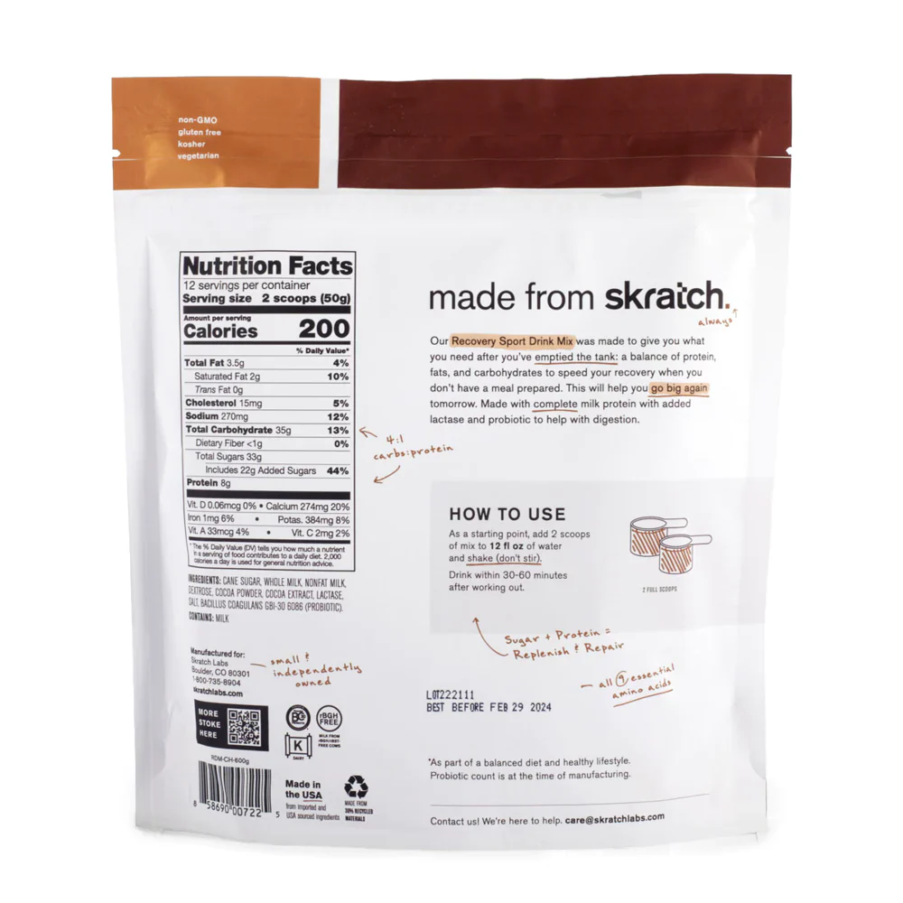 Skratch Labs Recovery Sport Drink Mix - Image 2