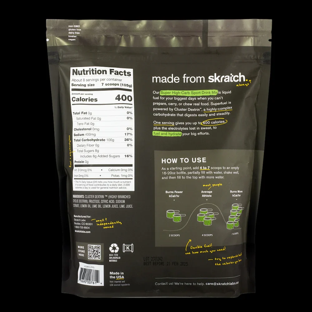 Skratch Labs Super High-Carb Sport Drink Mix - Image 2