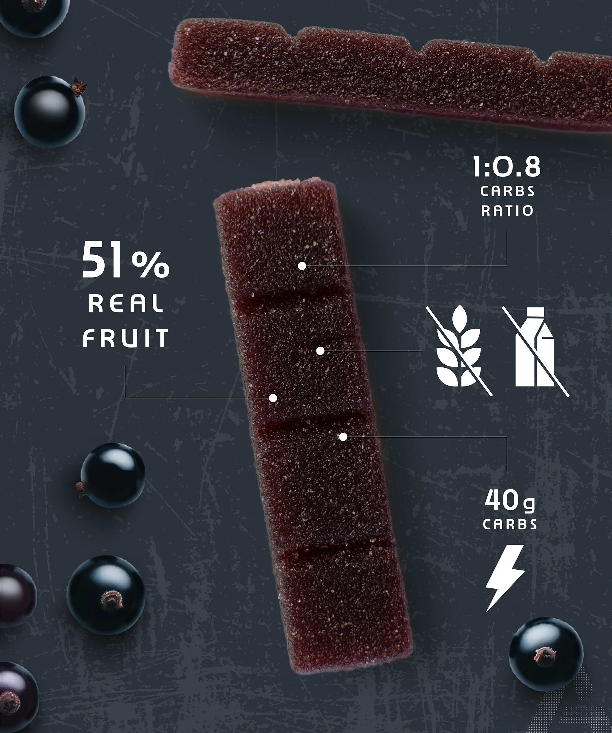 Amacx Turbo Fruit Chew Cassis - Image 3