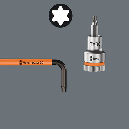 WERA 967 SL TORX HF 9pc Wrench Set - Image 2