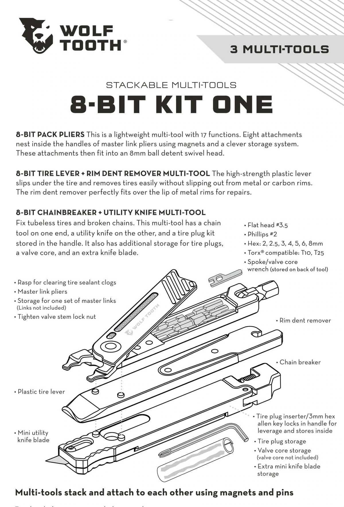 Wolf Tooth 8-Bit Kit One Multi Tool - Image 9